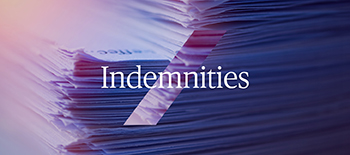 Indemnities
