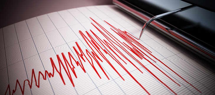 A seismograph A seismograph
