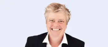 A headshot of Vicky Roberts Mills