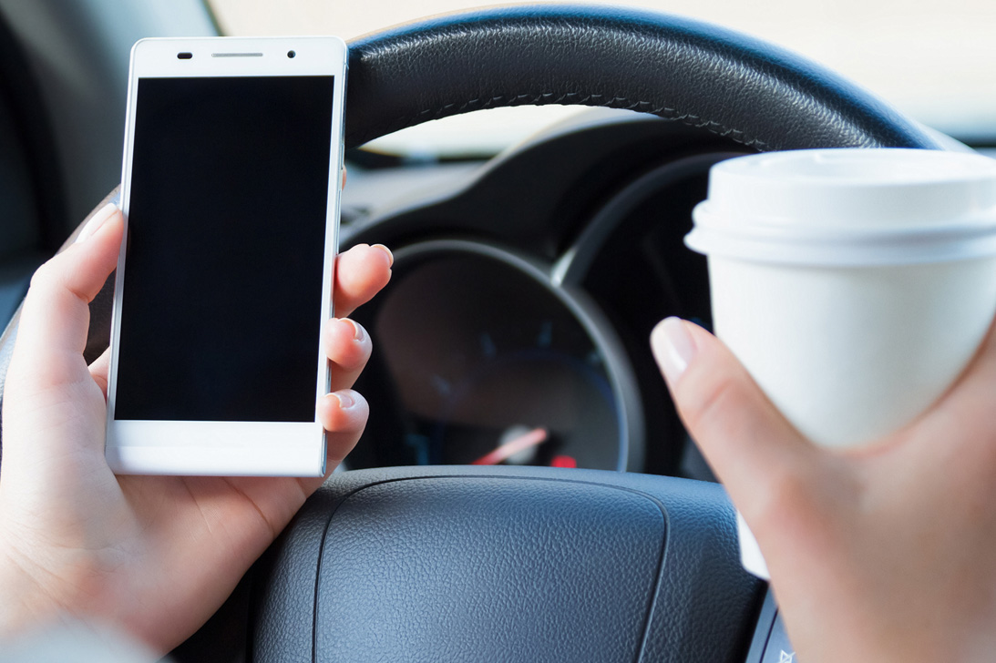 Unplug Remove electronic distractions while driving