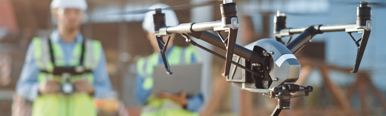 using drones in construction