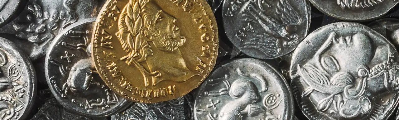 Precious metals gold silver and platinum coins