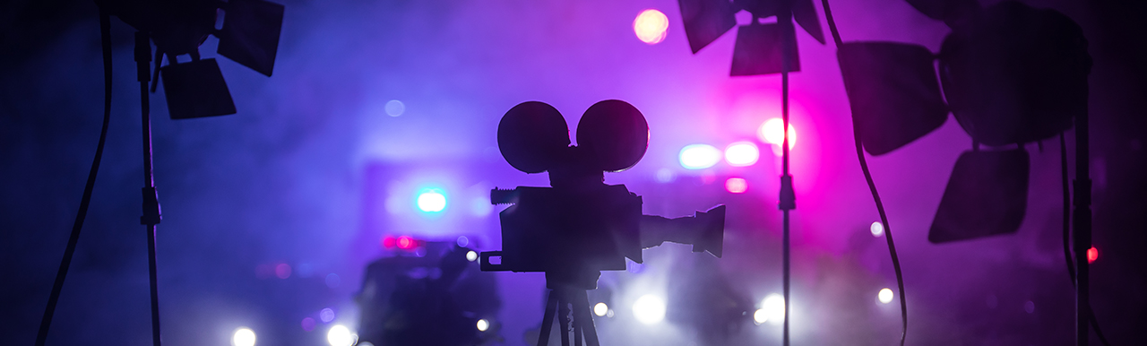 Lights and camera for filming