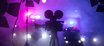 Lights and camera for filming