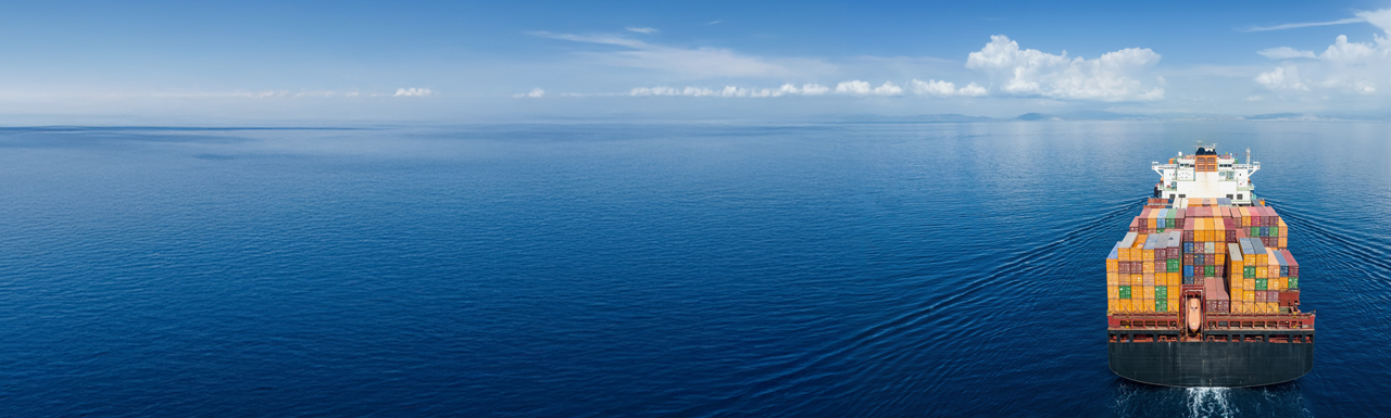 A cargo ship