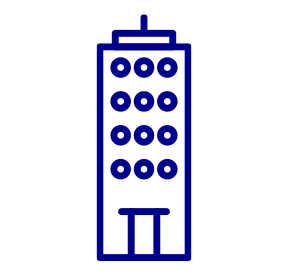 Building icon for investor resources